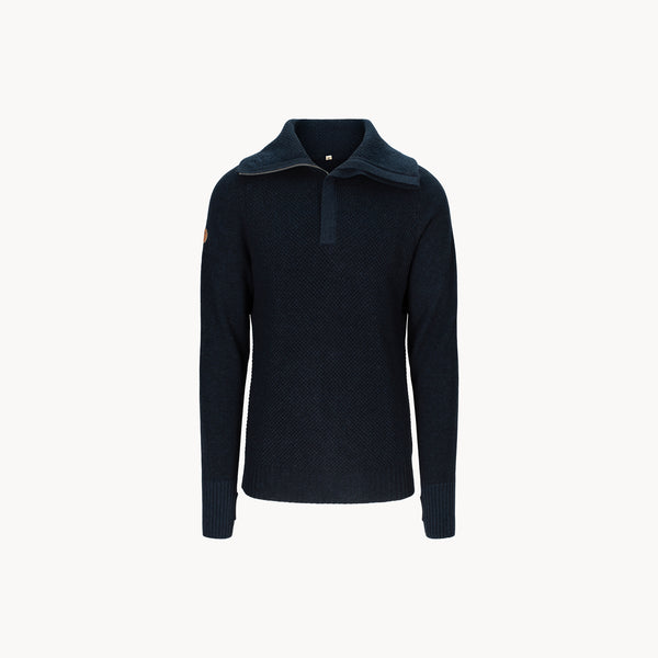 Unisex Lambswool Half Zip Sweater